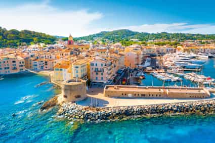 Ausblick auf den Hafen St. Tropez mit Casapilot