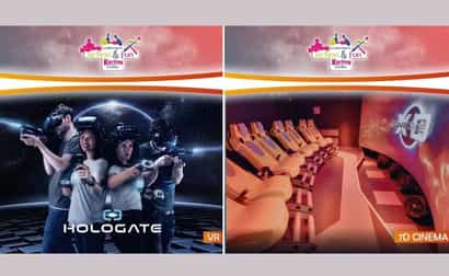 Hologate und 7D Cinema im Action & Fun & Karting Center