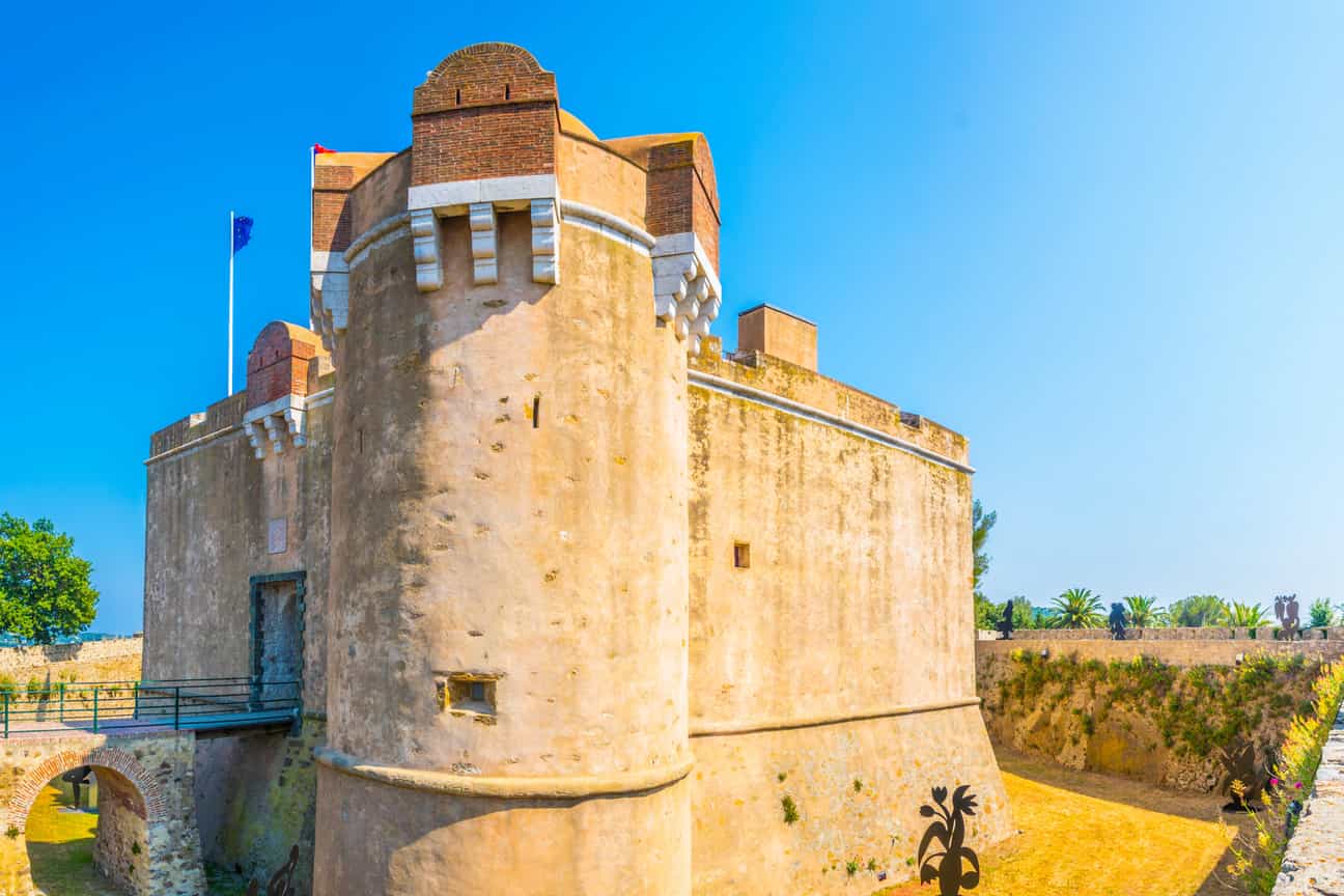 Die alte Zitadelle von St Tropez ist nach wie vor beeindruckend
