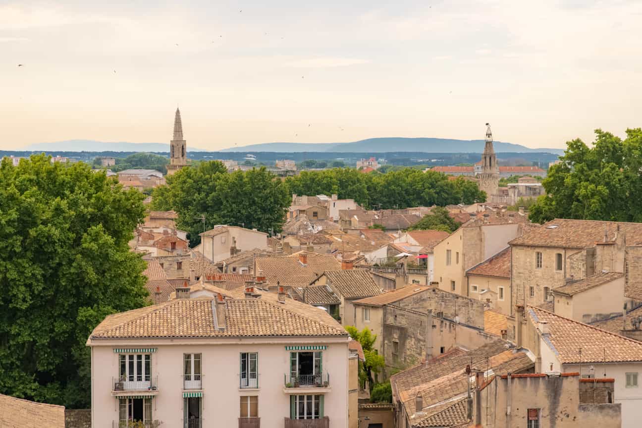 Dächer von Avignon im warmen Licht der Abendsonne