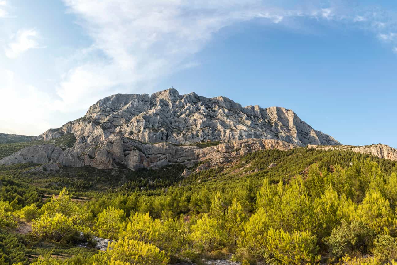 Montagne Sainte-Victoire in der Provence, bekannt als Cézanne-Berg